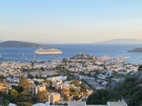 BODRUM BURCU Private Residence, 70m2, Magnificent Sea View, Cozy, Free Otopark, Free Wifi